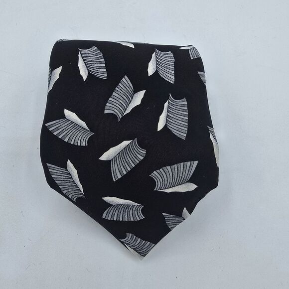 cocktail Other - Cocktail Colors Mens Black White Purple Abstract 100% Silk Necktie 58 x 4 Inches